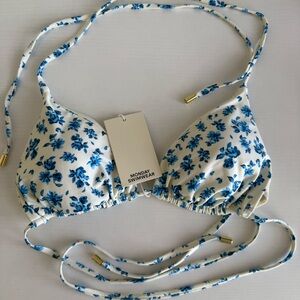 Monday Swimwear Palma lake como water bikini top